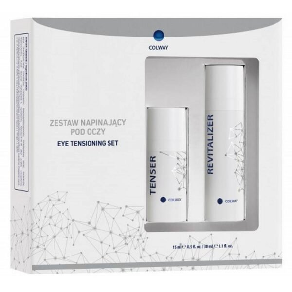 The set that shuts off the eye area contains two world-unique cosmetics designed to care for the skin around the eyes.