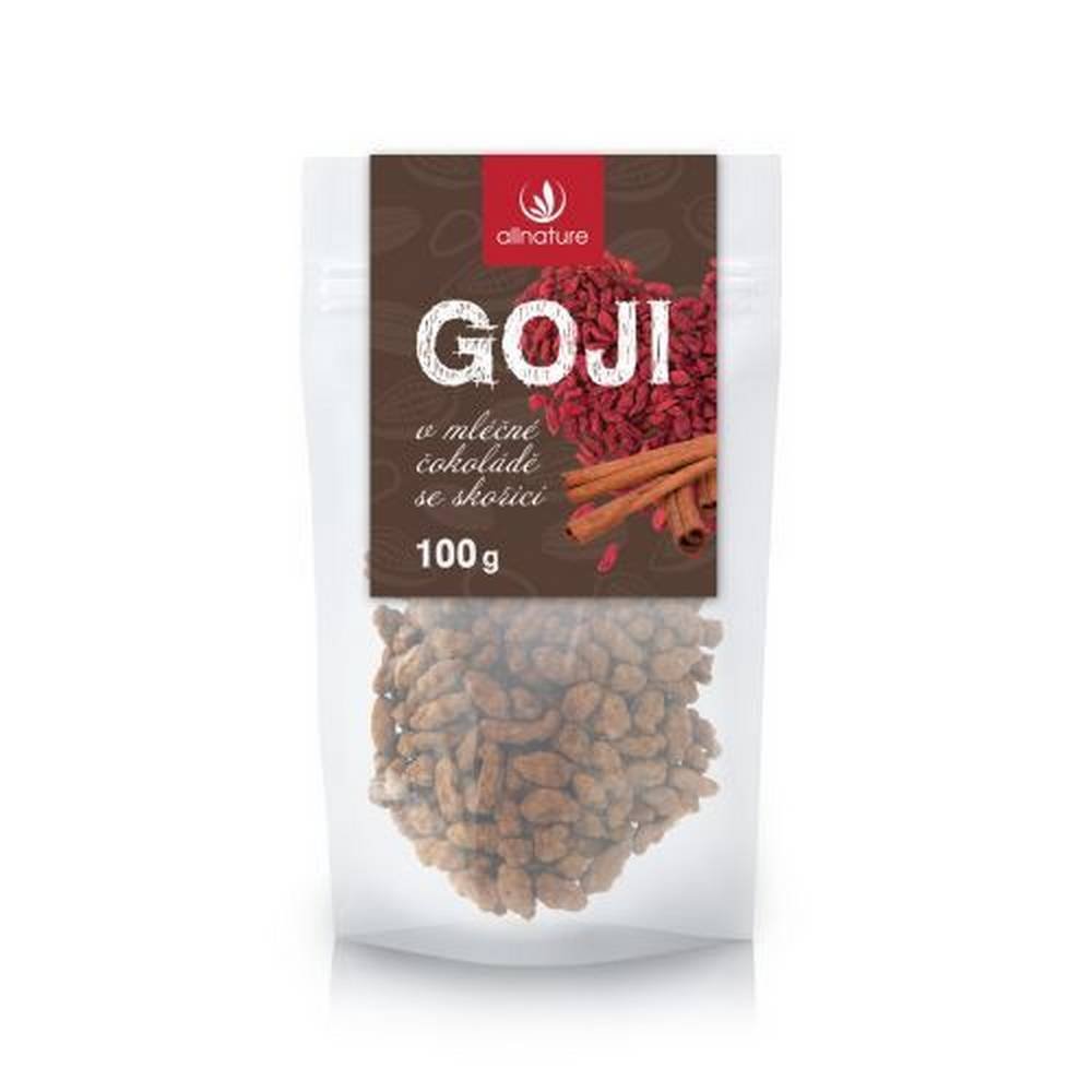 goji in milk chocolate with cinnamon 100g Goji - Chinese gooseberry