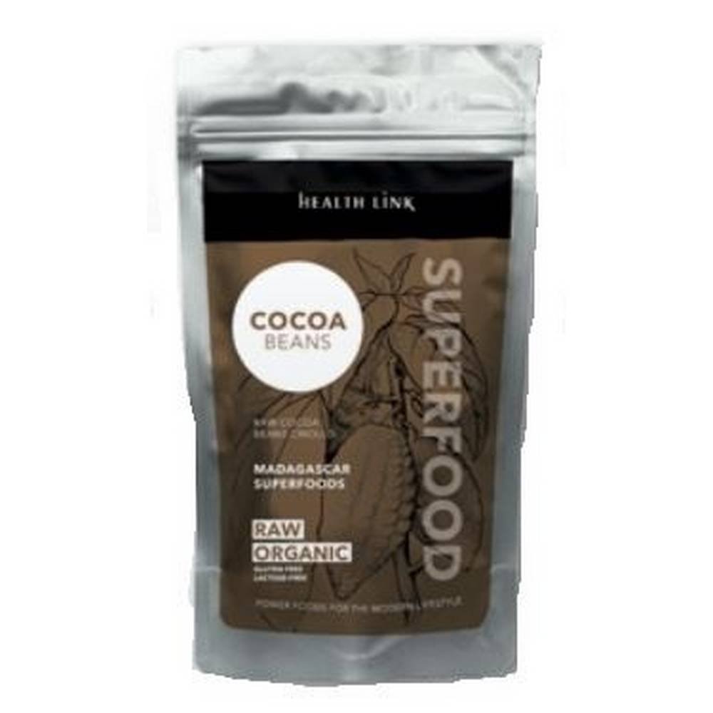 health link unroasted cocoa beans criollo raw bio 100g Какао-бобы сырые BIO целиком необжаренные RAW, суперпродукт.