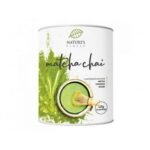 Matcha latte in BIO quality supplemented with rice powder