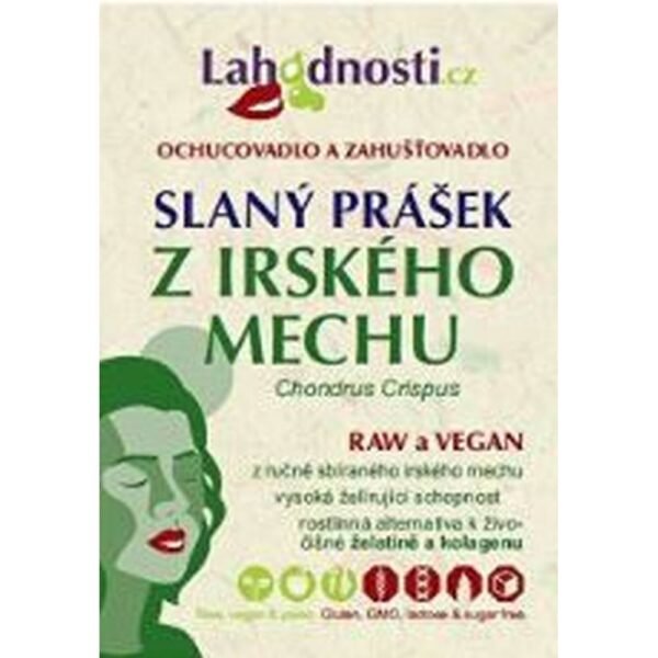 Salty powder from Irish moss in RAW quality is made from fresh Irish moss