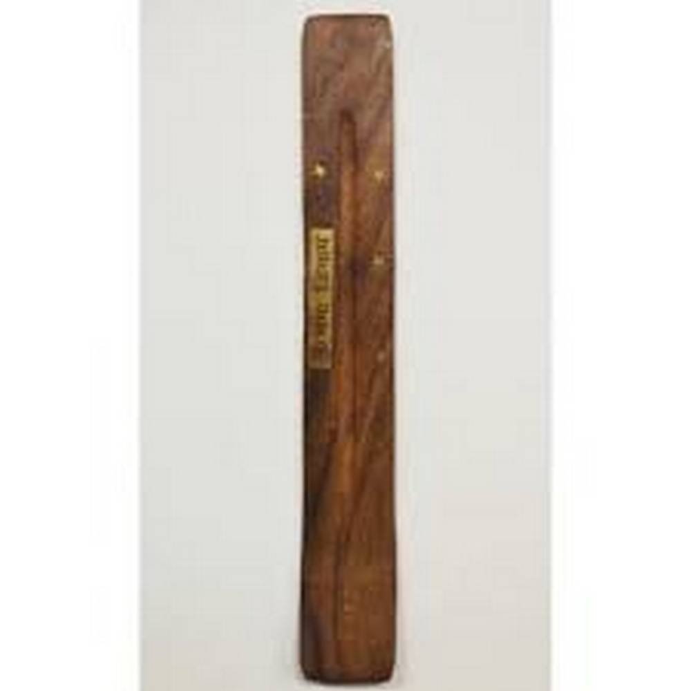 stand for incense sticks ski shaped Wooden stand for ski incense sticks with an inscription and a hole for placing incense sticks.