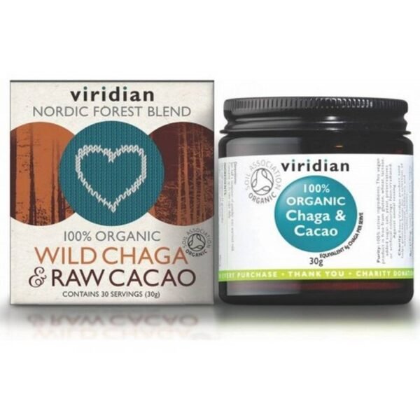 Wild Chaga & Raw Cacao is a life-awakening drink for every day and for all individuals aimed at strengthening viability.