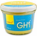 Ghee is a butterfat made according to an ancient Ayurvedic recipe by passing 100% butter.