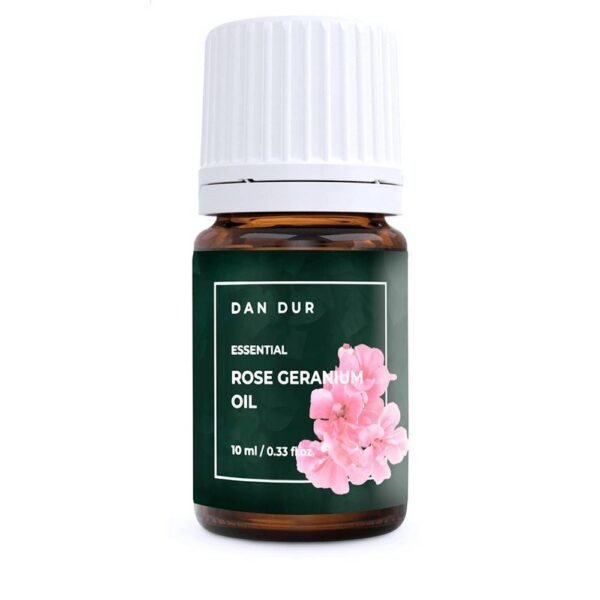 Rose Geranium Essential Oil / Aromatherapy Oil 10 ml, Dan DurBotanical name: Pelargonium RosiumMain ingredients: Citronelloll, Geraniol.Instructions: topical, massage, diffusion, bath, cleansingSolubility: Let's dissolve in alcohol and oils.Medicinal properties: antioxidant and anti-aging properties, anti-inflammatory, antimicrobial, antifungal and antiviral properties