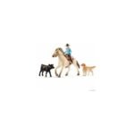 <p>Figurines and animals</p>