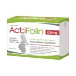 Food supplement containing vitamins and minerals for women during pregnancy and lactation.