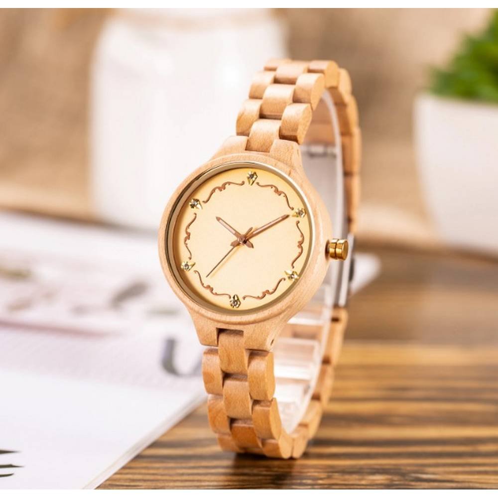 chloe wooden watch An original gift for Christmas