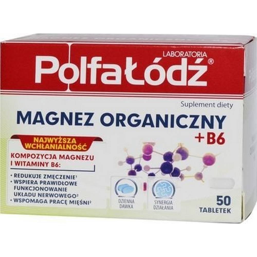 organic magnesium b6 polfa laboratories lodz Пищевая добавка для нервной системы