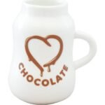 Lovely cup made of ceramic