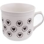 Lovely cup made of ceramic