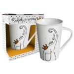 Lovely cup made of ceramic