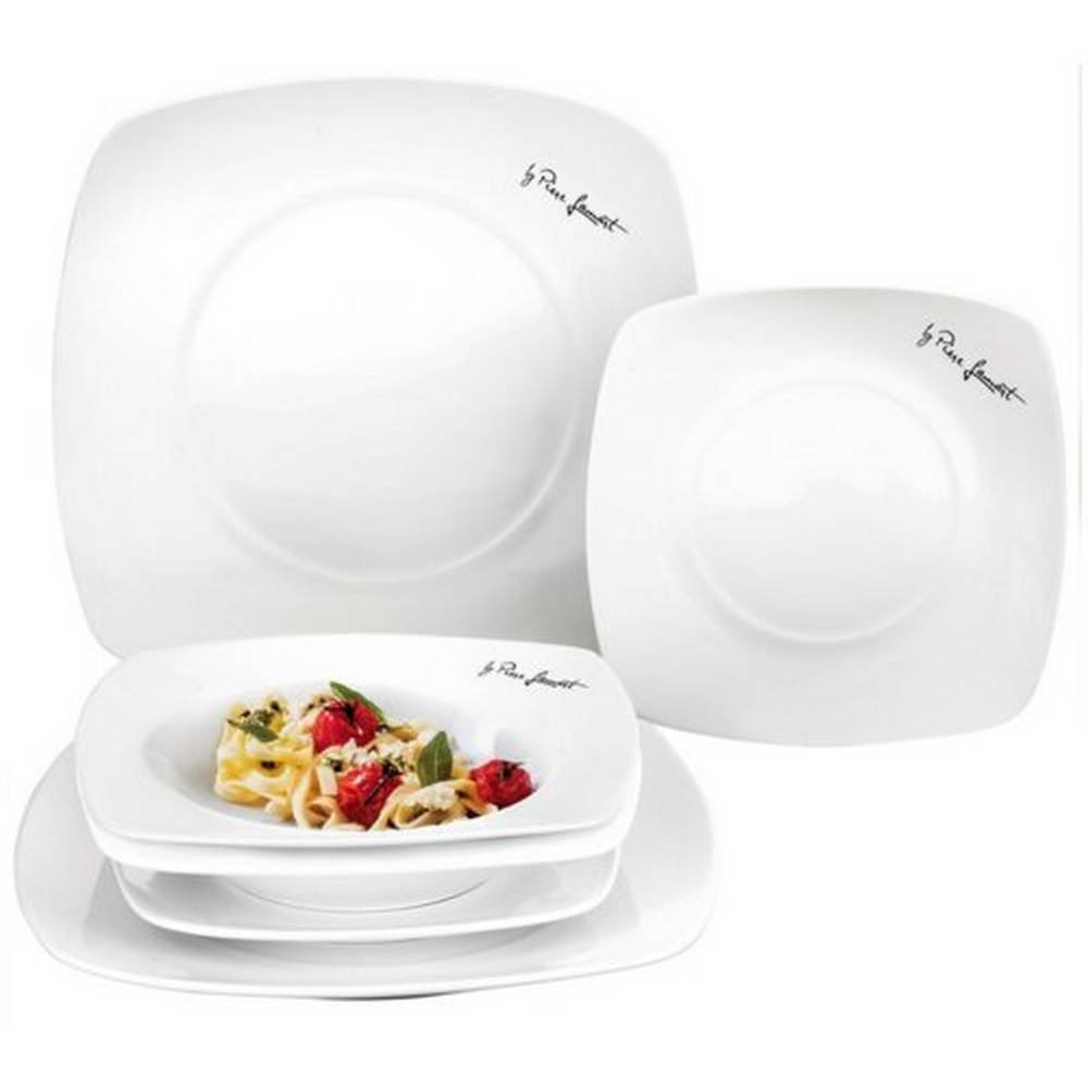 dine a set of plates 2 2 2 square 6 Porcelain plates
