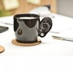 Lovely cup made of ceramic