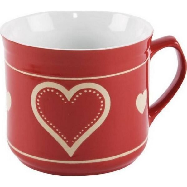 Lovely cup made of ceramic