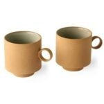 Lovely cup made of ceramic