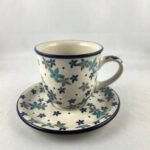Ceramic cup and saucer