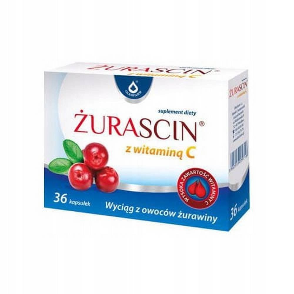 zurascin with vitamin c 36 Food supplement for the genitourinary system