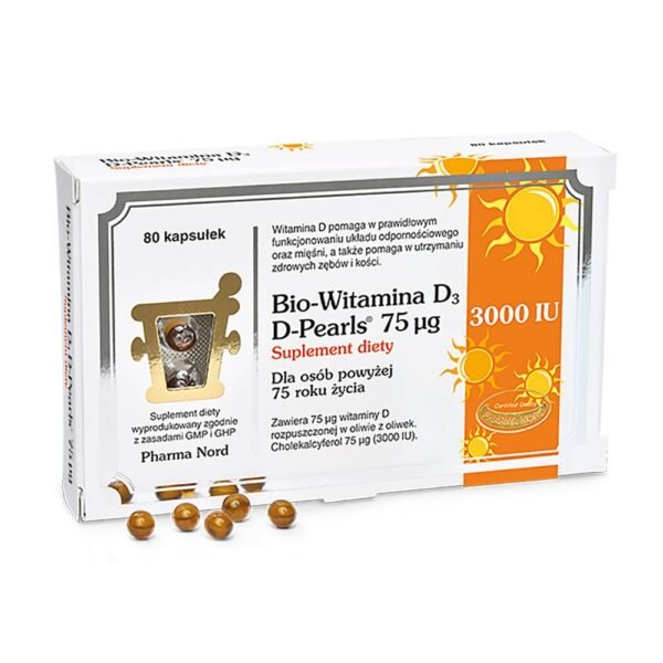 These are small gelatin capsules containing 75 micrograms of vitamin D3,Ce sont de petites gélules de gélatine contenant 75 microgrammes de vitamine D3