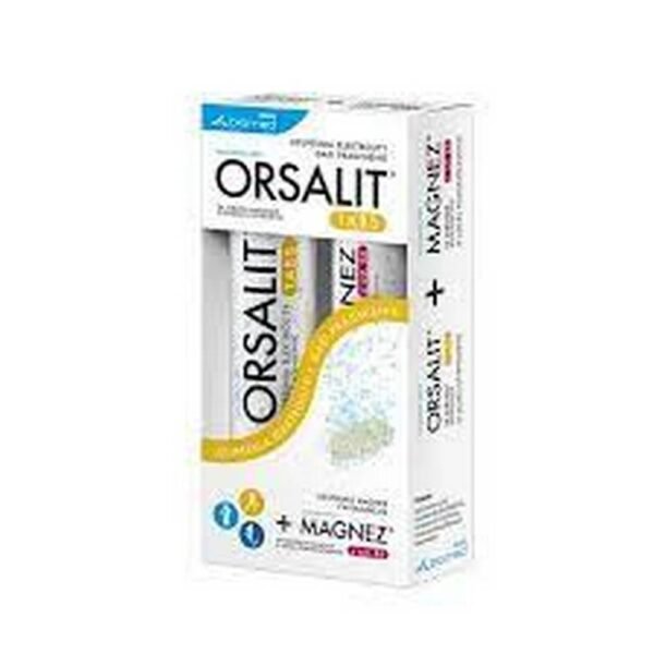 Орсалит таб, шипучие таблетки, 24 шт + Магний с витамином В6, шипучие таблетки, 10 шт (2 упаковки)