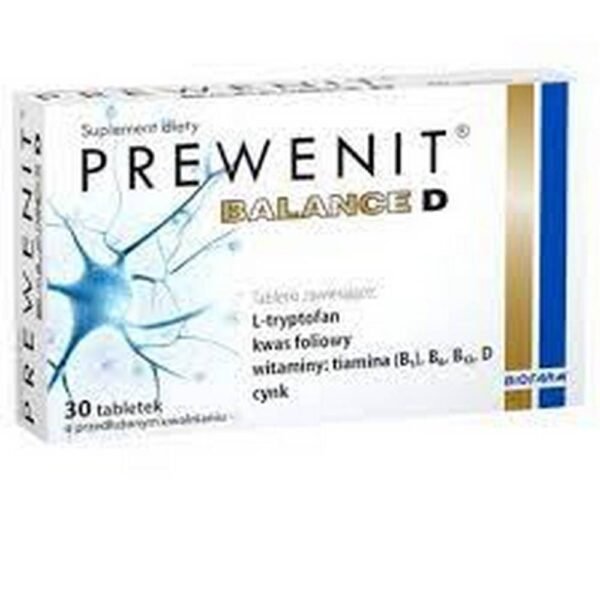 Dietary supplement Prewenit® Balance D contains ingredients that,Le complément alimentaire Prewenit® Balance D contient des ingrédients qui