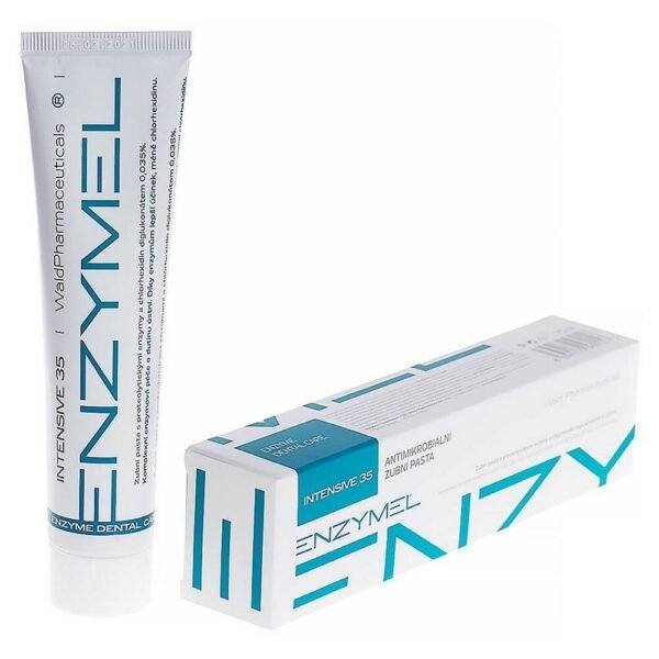 Toothpaste suitable for effective reduction of chronic inflammation in the mouth. Facilitates complex healing and reduces swelling.
