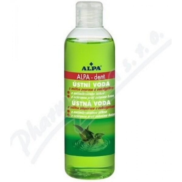 Alpa dent mouth rinse with eucalyptus It is an integral part of ideal oral hygiene throughout the day. This provides a pleasant feeling of freshness
