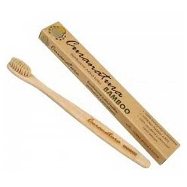 Brushes with soft, fine bristles made of bamboo cellulose are gentle on your healthy teeth and gums.