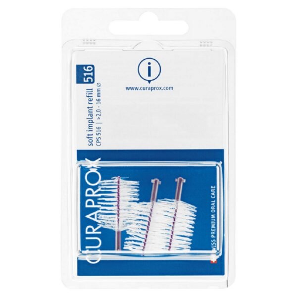 Replacement interdental brushes ideal for cleaning implants, braces and bridges.