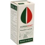 HERBADENT massage solution for gums.