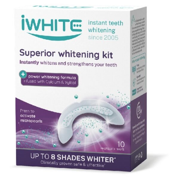 The iWhite Diamond teeth whitening kit will allow you to get a natural shade of teeth in the comfort of your own home.
