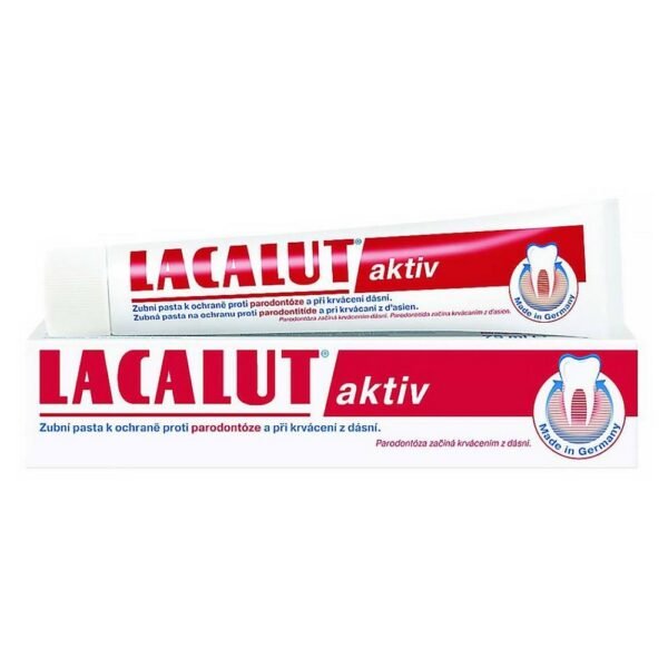 Зубная паста Lacalut Aktiv значительно защищает от кровоточивости десен, пародонтита и кариеса.