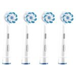 Tips for Oral - B electric toothbrushes. Gently cleans teeth along the gum line.