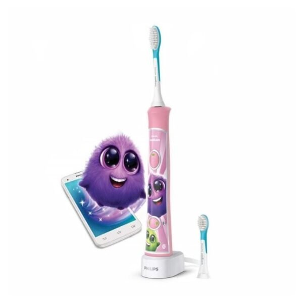 Sonic electric toothbrush with Bluetooth for children aged 4+. Teach your children healthy habits for life.