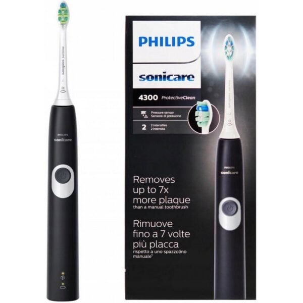 Quality at a reasonable price. Removes 7 times more plaque than an ordinary toothbrush Built-in pressure sensor 1 cleaning mode 1 BrushSync function With brush attachment