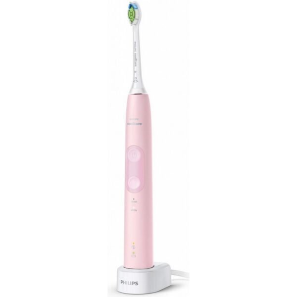 Gentle brushing thanks to a pressure sensor that warns you if you apply too much pressure to the brush while brushing. Bright teeth in 1 week