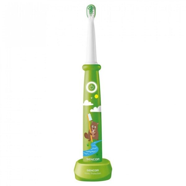 Vibrating sound toothbrush for children Sencor cleans teeth several times better than regular brushing