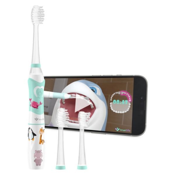 But with the Truelife SonicBrush Kid G sonic brush, which is adapted to the needs of children from 5 to 9 years old, brushing teeth can also be fun.