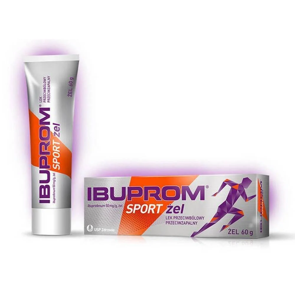 Ibuprom Sport 50mg/g gel, Ibuprom Sport 50mg/g capsule, 60