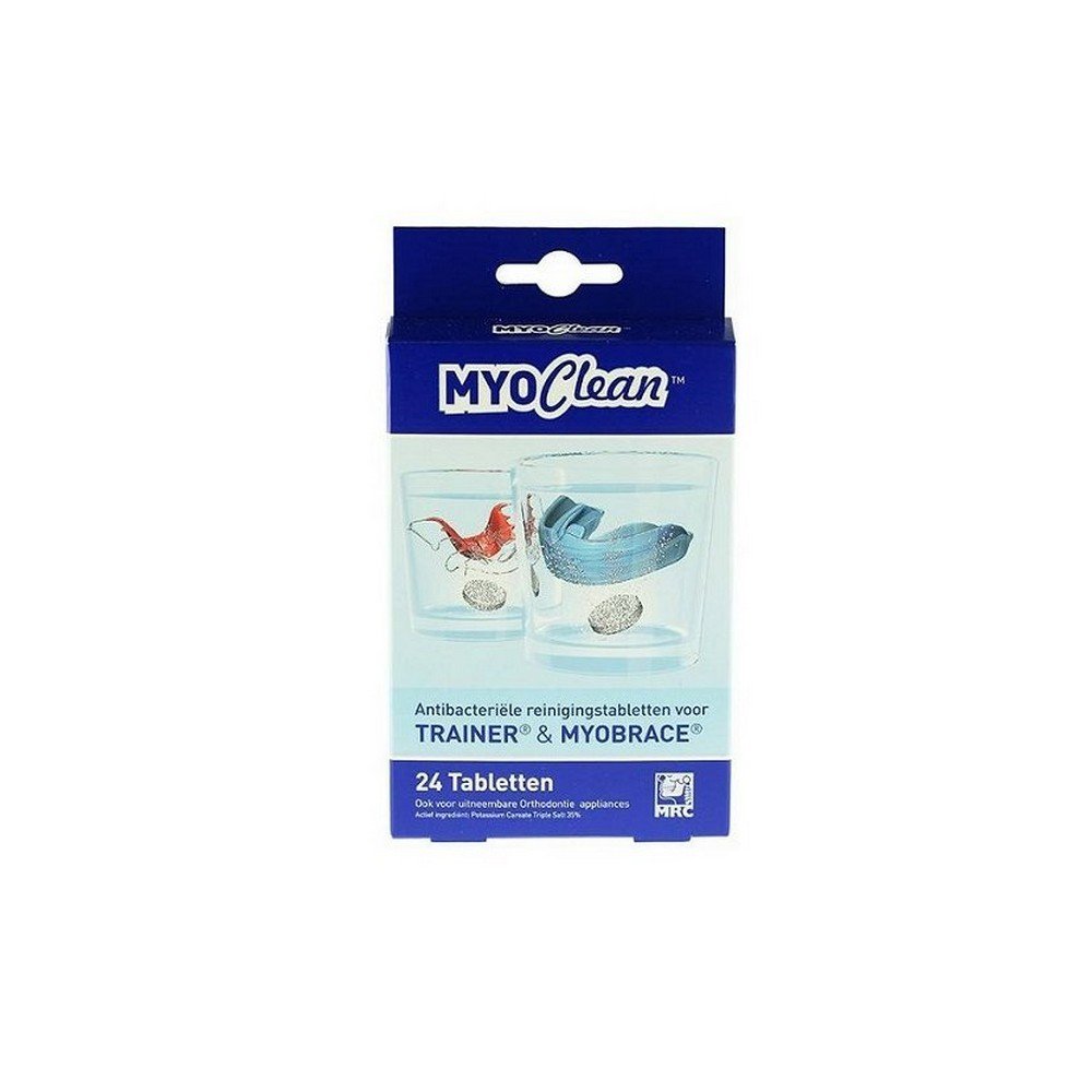 MYOCLEAN CLEANING TABLETS FOR MOUTHGUARDS AND BRACES 24 PCS