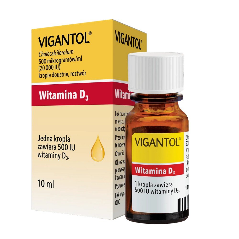 VIGANTOL 20,000IU, ORAL DROPS, 10ML, VIGANTOL