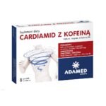 Caffeinated Cardiamide is a dietary supplement containing caffeine, which helps improve mental performance and concentration.