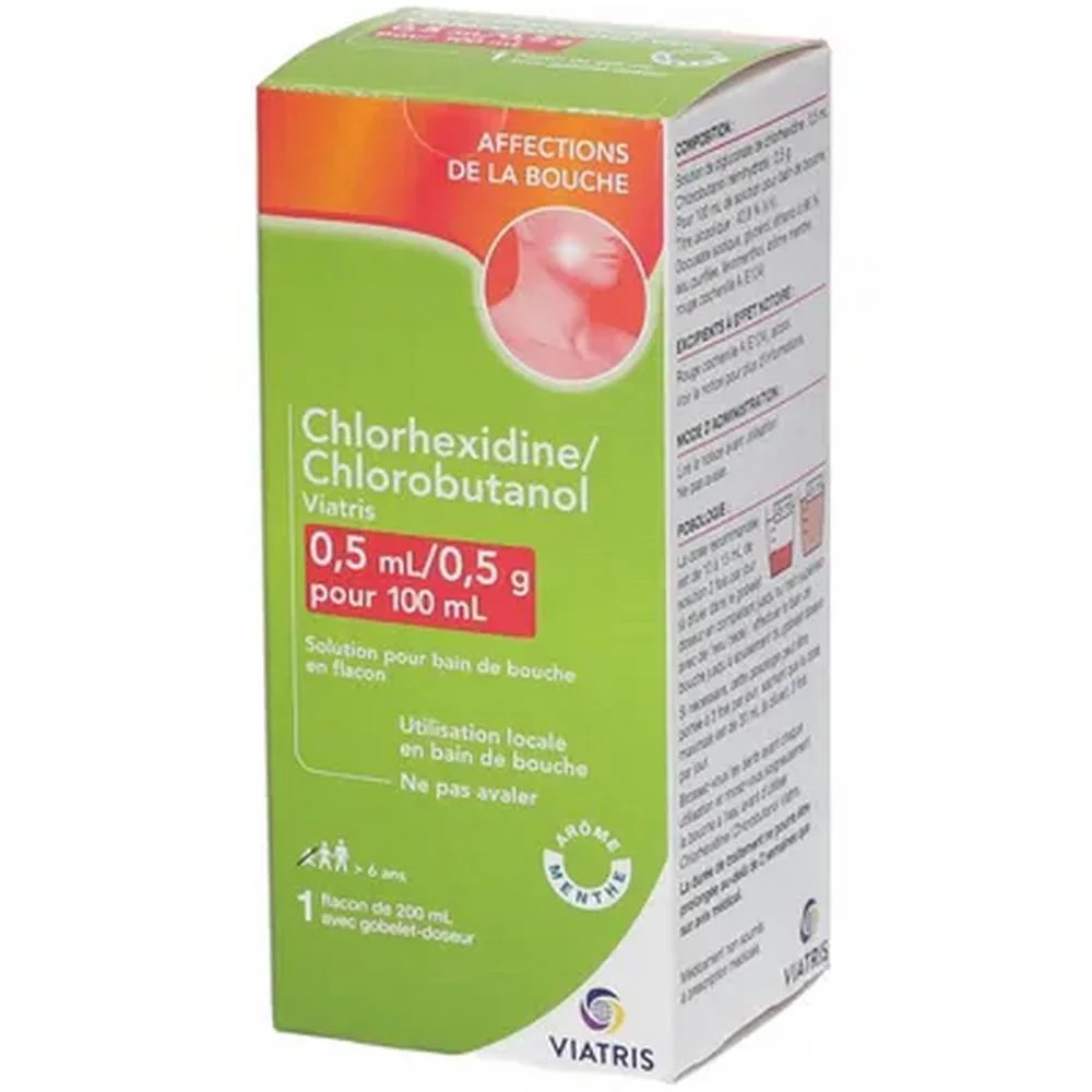 Chlorhexidine, Chlorhexidine Chlorobutanol, 200, VIATRIS