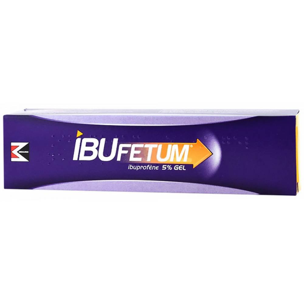 Ibufetum 5% gel, 60, Ibuprofen, Ibuetum 5% gel, 60, Ibuprofène