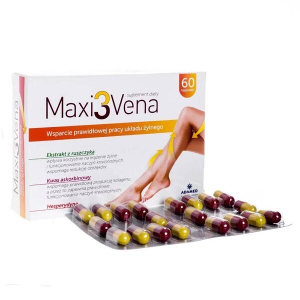 Maxi3Vena ingredients support the proper functioning of the venous system.