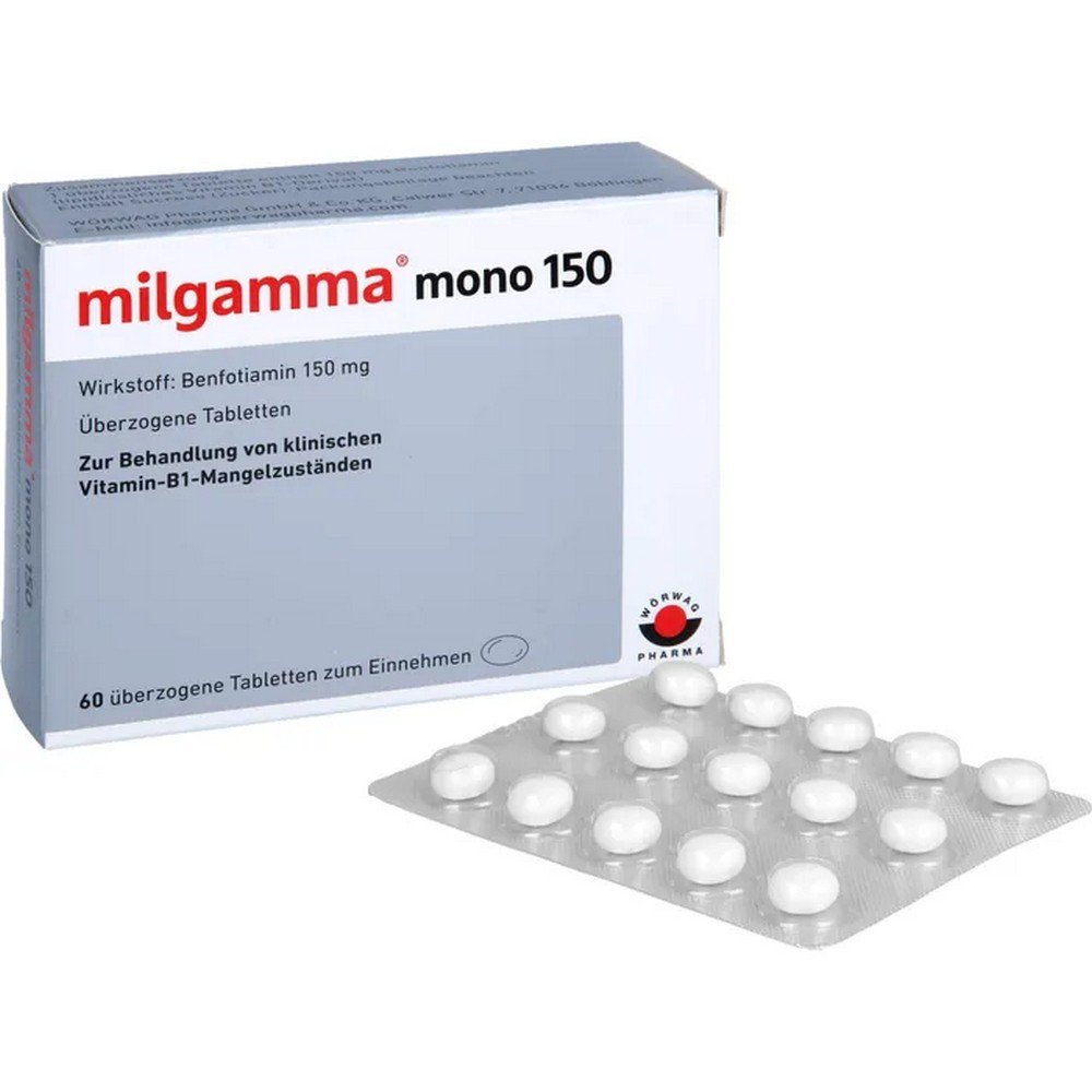 MILGAMMA MONO 150 COVERED TABLETS, 60 PCS