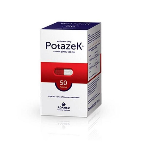 Potazek is a dietary supplement intended to be used as a body relief drug to meet the demand for potassium chloride.