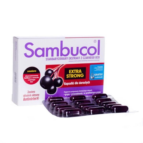Sambucol Extra Strong is a dietary supplement containing a composition of ingredients that support the functioning of the immune system.