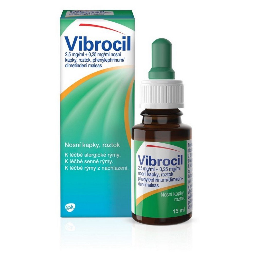 VIBROCIL 0.25 mg/ml Nosni kapki 15 ml