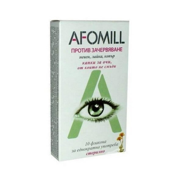 Reduces Eye Dryness-VELEVI PHARMA, AFOMIL EYE DROPS, X 10 VIALS, Relieves Eye Irritation-VELEVI PHARMA, AFOMIL EYE DROPS, X 10 VIALS, Prevents Further Eye Damage-VELEVI PHARMA, AFOMIL EYE DROPS, X 10 VIALS, Restores Comfort After Long Exposure-VELEVI PHARMA, AFOMIL EYE DROPS, X 10 VIALS